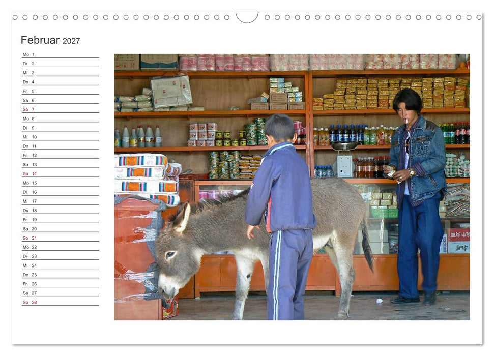 Tibet - Begegnungen (CALVENDO Wandkalender 2027)