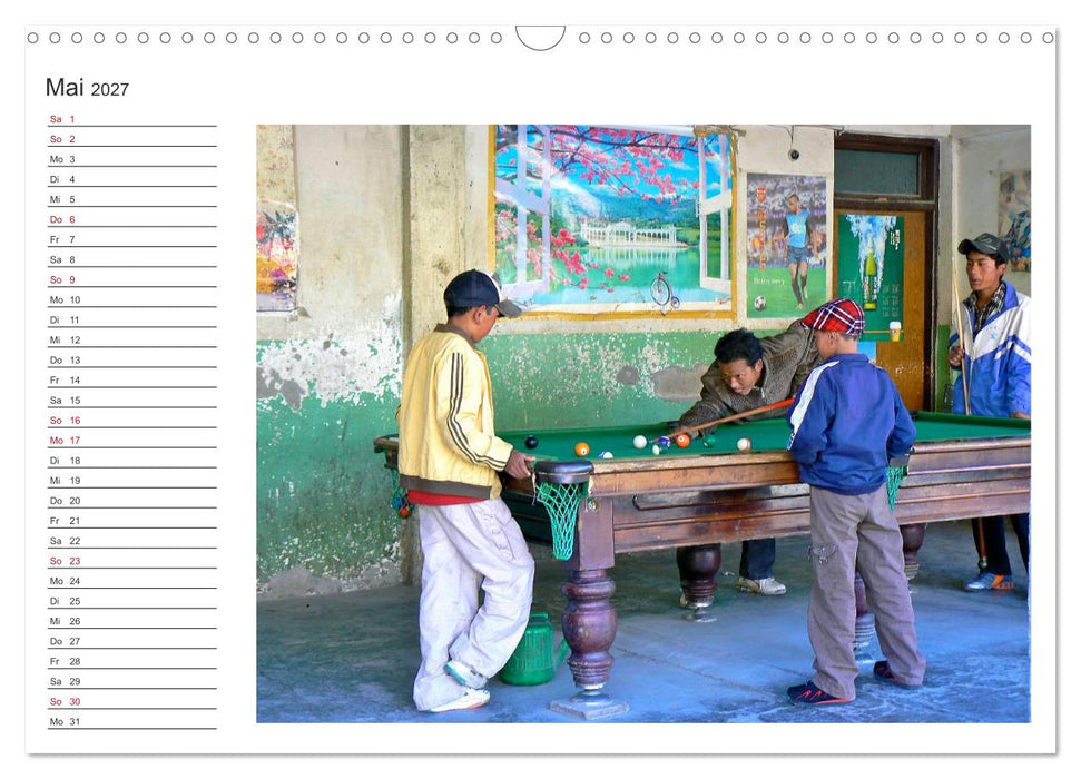 Tibet - Begegnungen (CALVENDO Wandkalender 2027)