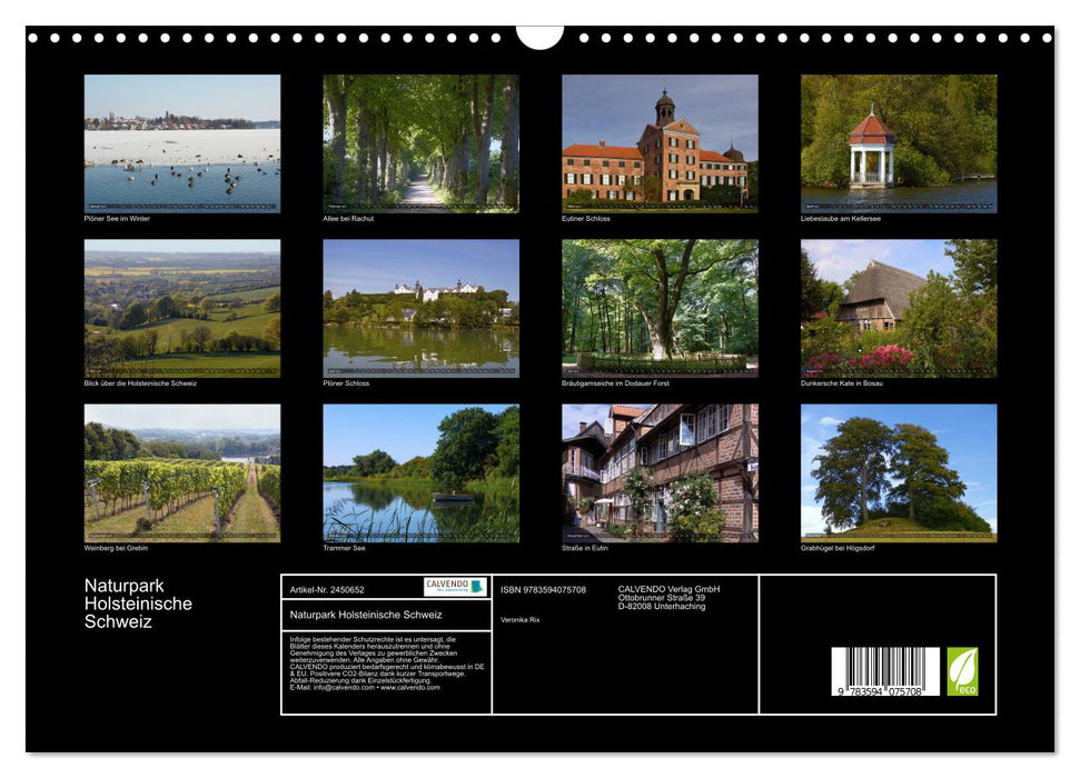 Naturpark Holsteinische Schweiz (CALVENDO Wandkalender 2027)