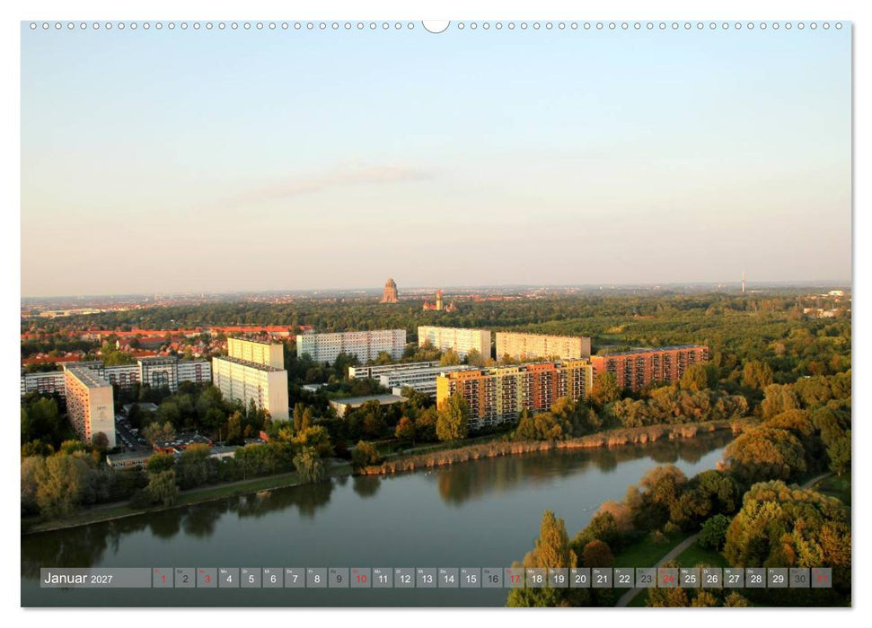 Über den Dächern von Leipzig (CALVENDO Wandkalender 2027)