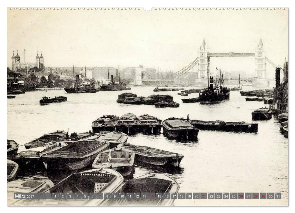 Schönes altes London in historischen Bildern (CALVENDO Wandkalender 2027)