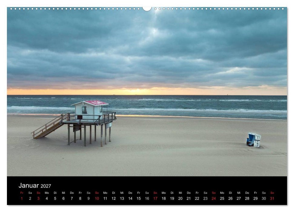 SYLT hinter den Dünen (CALVENDO Premium Wandkalender 2027)