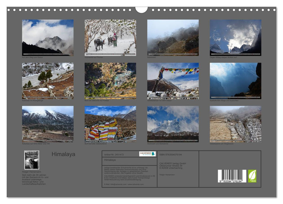 Himalaya (CALVENDO Wandkalender 2027)