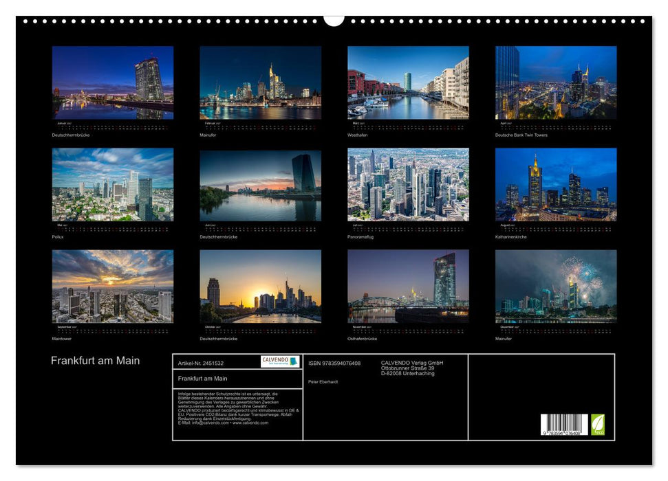 Frankfurt am Main (CALVENDO Wandkalender 2027)