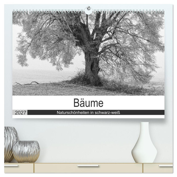 Bäume - Naturschönheiten in schwarz-weiß (CALVENDO Premium Wandkalender 2027)