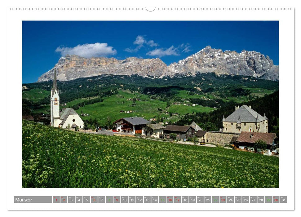 SÜDTIROL - Land der Berge (CALVENDO Wandkalender 2027)