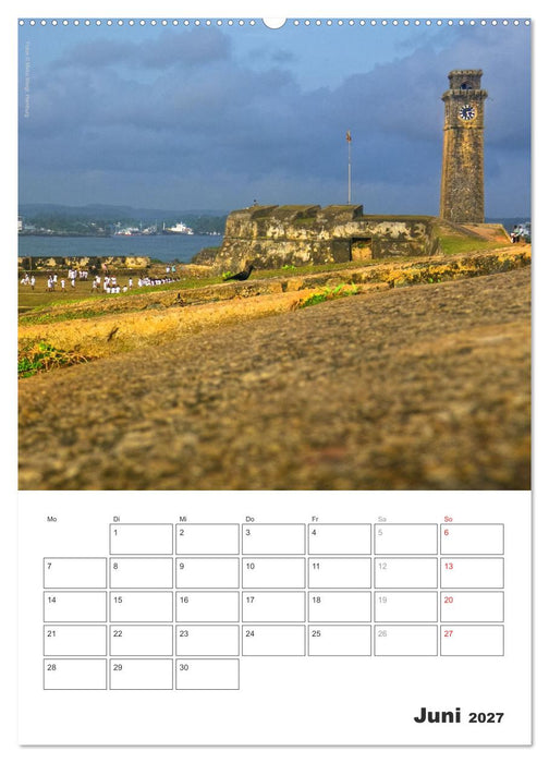 Sri Lanka 2027 - Exotisches Paradies - Jahresplaner (CALVENDO Wandkalender 2027)
