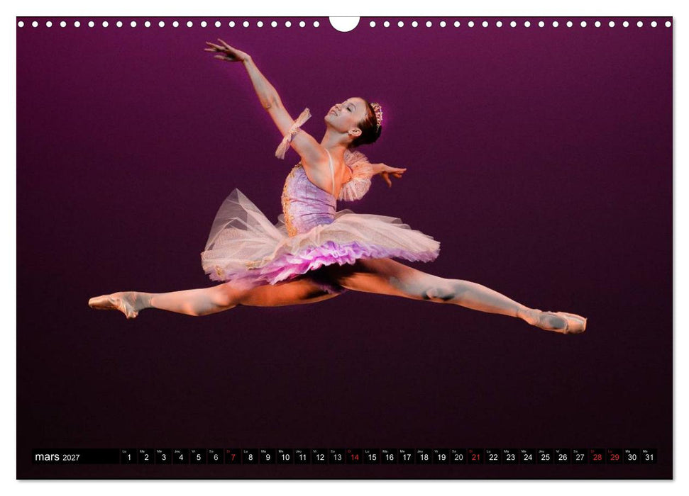 Vaganova, ballet impérial (CALVENDO Calendrier mensuel 2027)