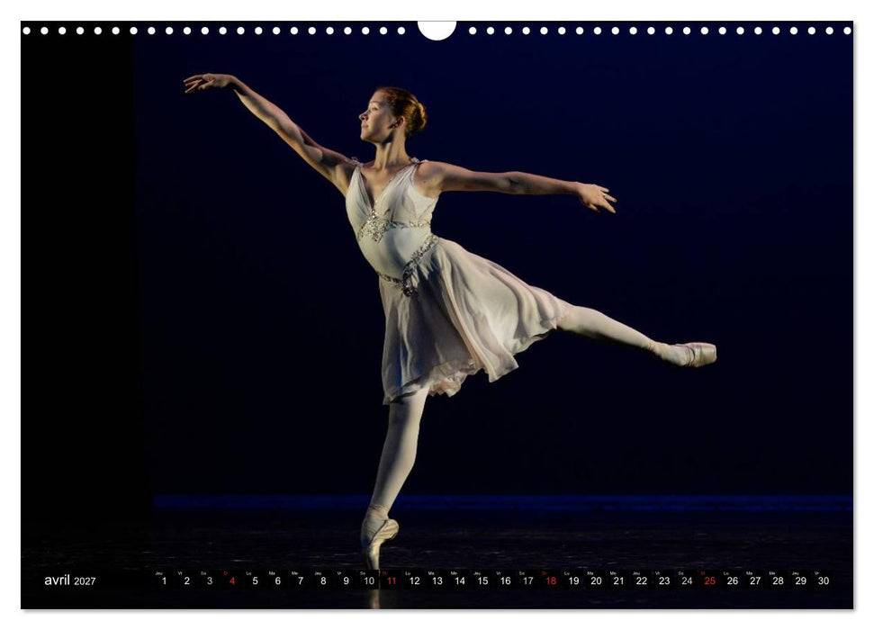 Vaganova, ballet impérial (CALVENDO Calendrier mensuel 2027)