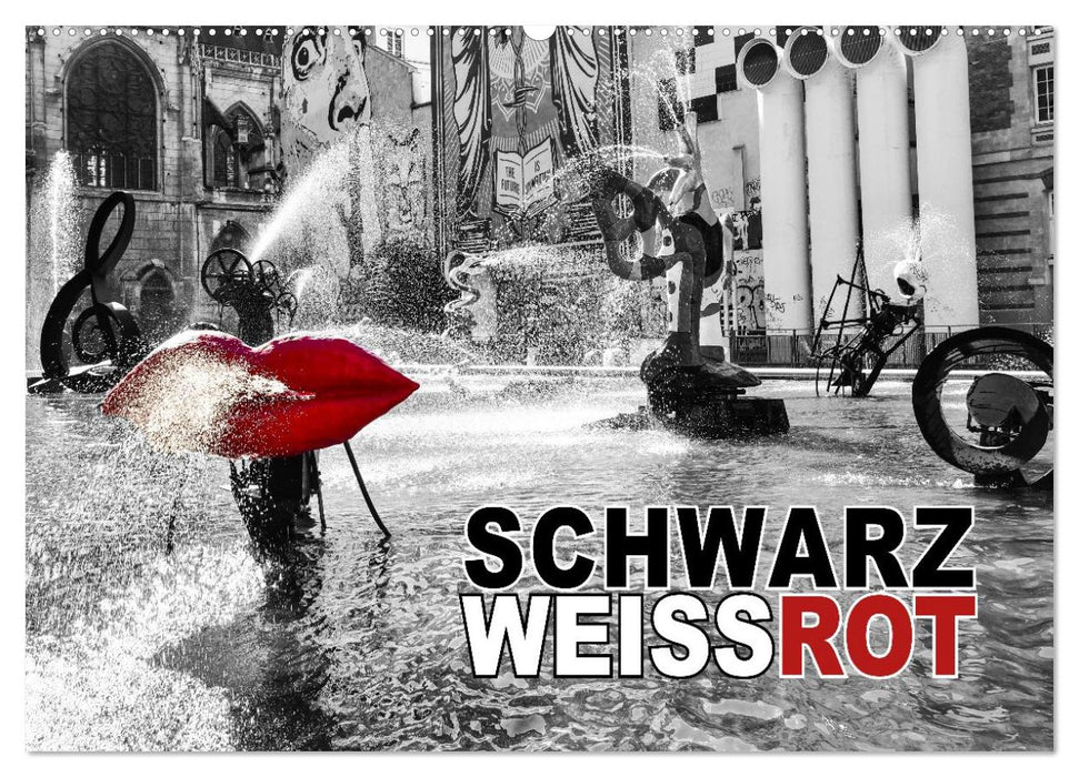 Schwarz - Weiß - Rot (CALVENDO Wandkalender 2027)