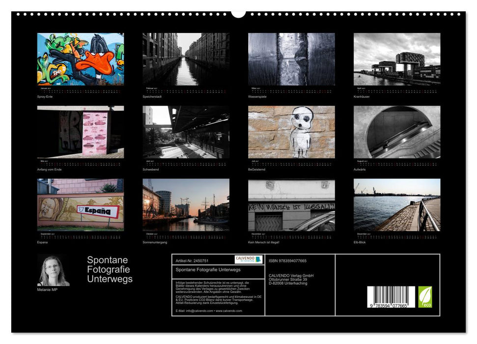 Spontane Fotografie Unterwegs (CALVENDO Premium Wandkalender 2027)