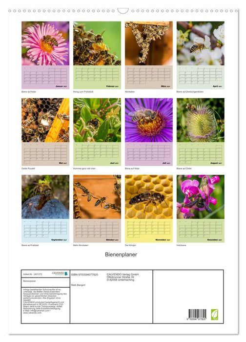 Bienenplaner (CALVENDO Wandkalender 2027)
