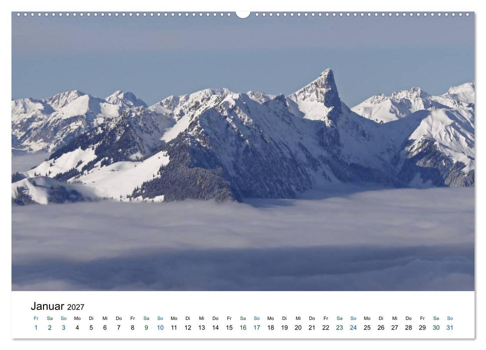 Stockhorn – Über Stock und Stein (CALVENDO Premium Wandkalender 2027)