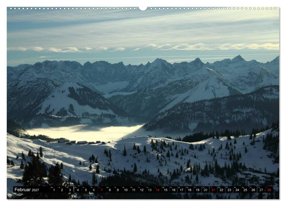 DIE ALPEN - Weitblicke (CALVENDO Wandkalender 2027)