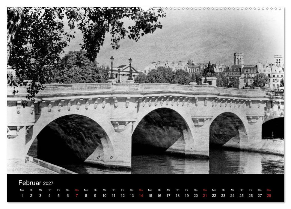 Streifzug durch Paris (CALVENDO Wandkalender 2027)