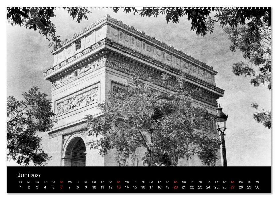 Streifzug durch Paris (CALVENDO Wandkalender 2027)