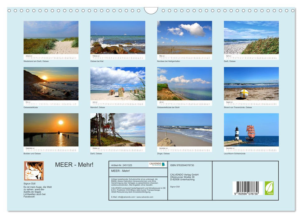 MEER - Mehr! (CALVENDO Wandkalender 2027)