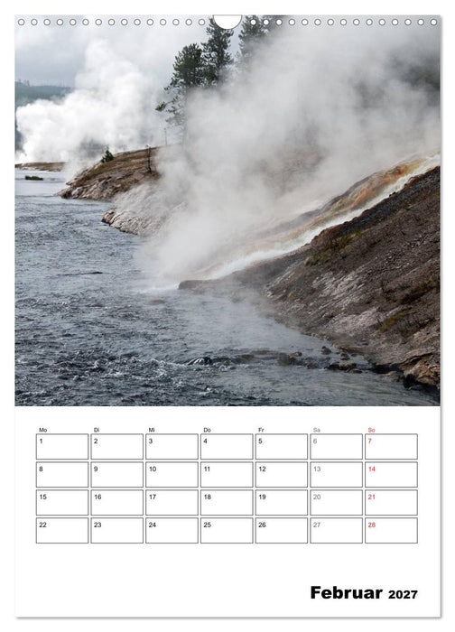 Yellowstone und Grand Tetons Nationalparks (CALVENDO Wandkalender 2027)