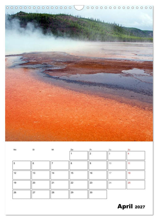 Yellowstone und Grand Tetons Nationalparks (CALVENDO Wandkalender 2027)