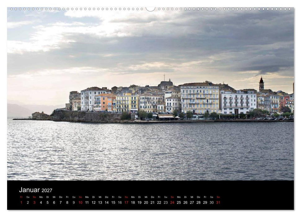 Von Korfu bis Antipaxos (CALVENDO Wandkalender 2027)