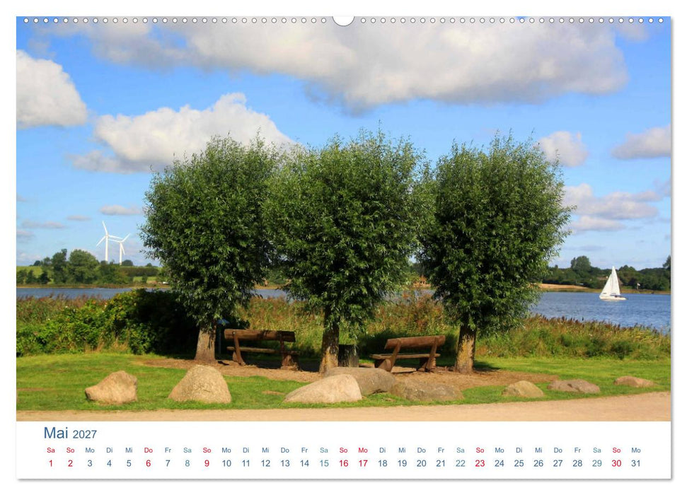 Sieseby 2027. Idyllisches Flächendenkmal an der Schlei (CALVENDO Wandkalender 2027)