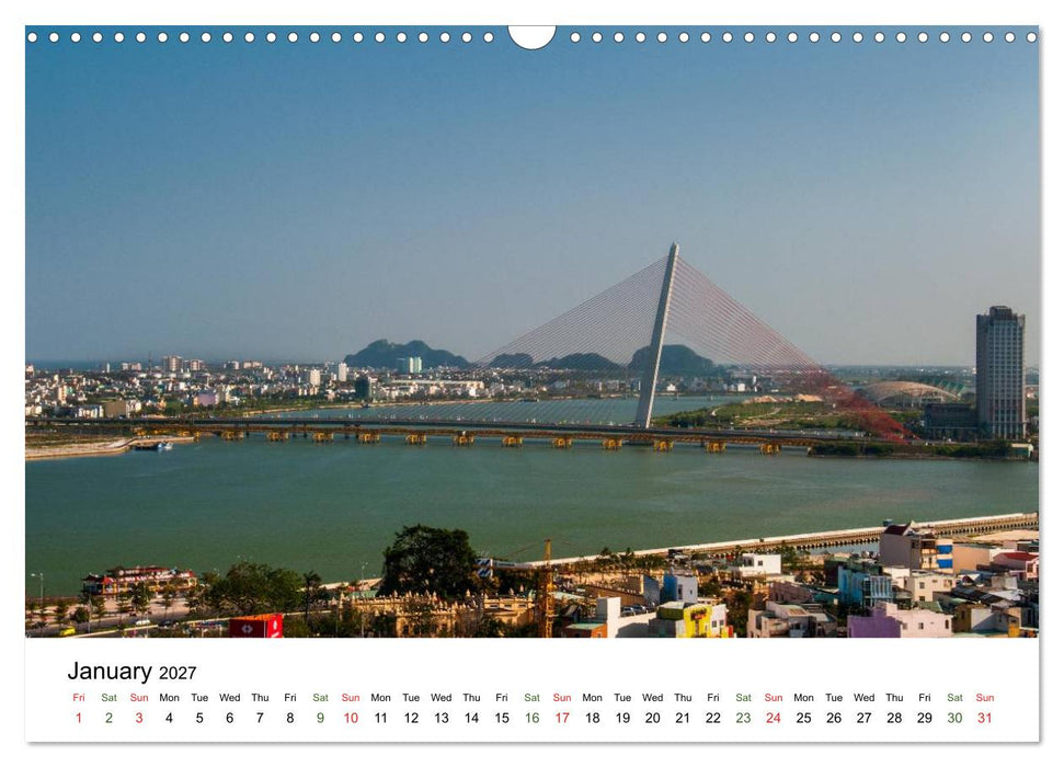 VIETNAM (CALVENDO Monthly Calendar 2027)