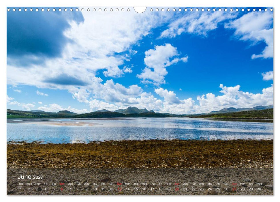 Scotland - From Edinburgh into the Highlands (CALVENDO Monthly Calendar 2027)