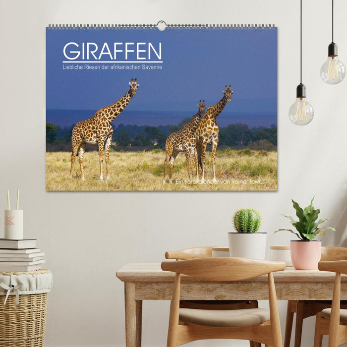 GIRAFFEN - Liebliche Riesen der afrikanischen Savanne (CALVENDO Wandkalender 2027)