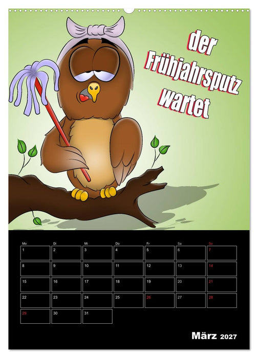 Cartoons - mir doch Bockwurscht (CALVENDO Wandkalender 2027)