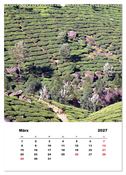 In Kerala (CALVENDO Premium Wandkalender 2027)