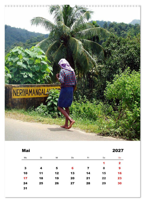 In Kerala (CALVENDO Premium Wandkalender 2027)