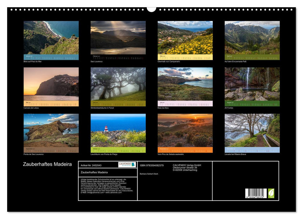 Zauberhaftes Madeira (CALVENDO Wandkalender 2027)