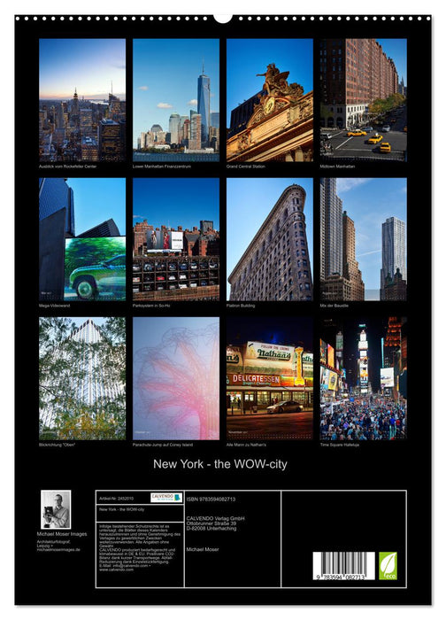 New York - the WOW-city (CALVENDO Premium Wandkalender 2027)