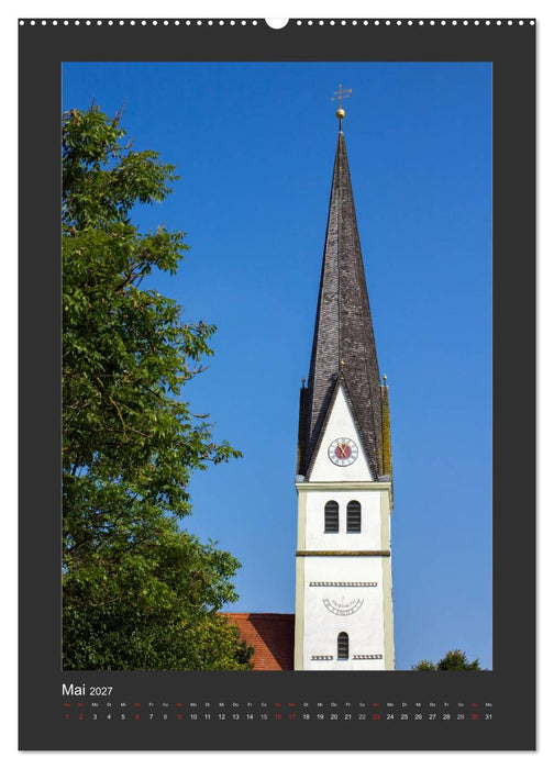 Kirchtürme im Landkreis Fürstenfeldbruck (CALVENDO Wandkalender 2027)