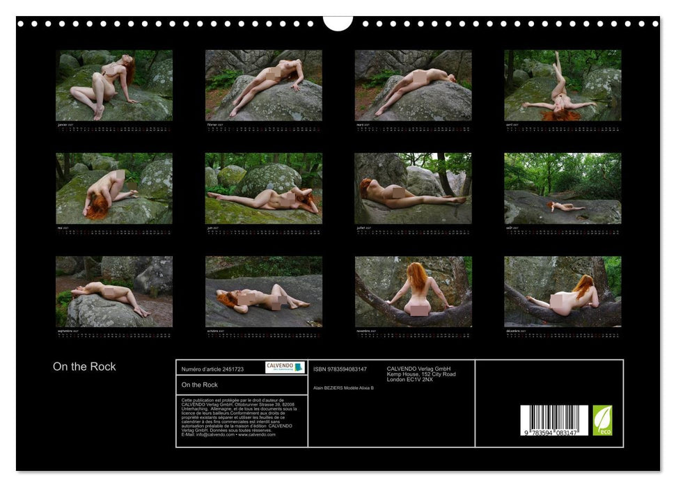 On the Rock (CALVENDO Calendrier mensuel 2027)