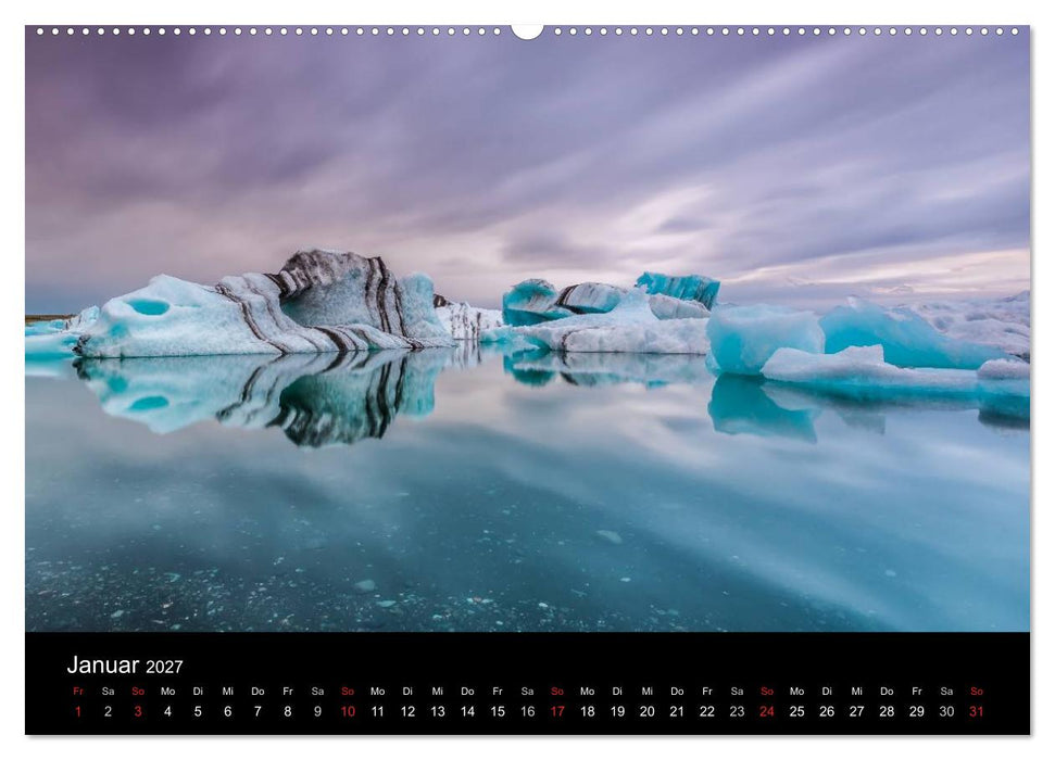 Island Impressionen von Armin Fuchs (CALVENDO Wandkalender 2027)