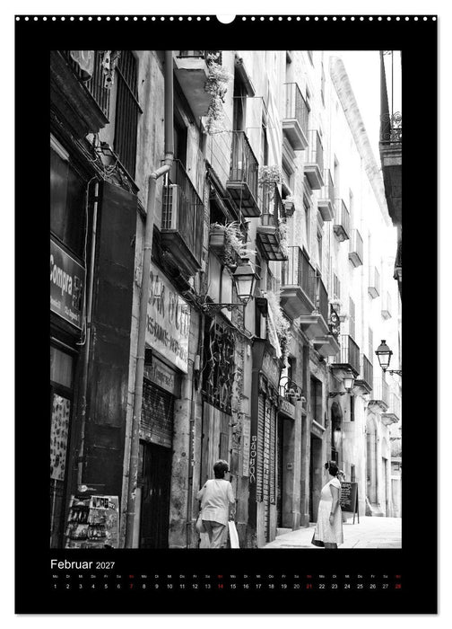 In den Gassen von Barcelona (CALVENDO Wandkalender 2027)