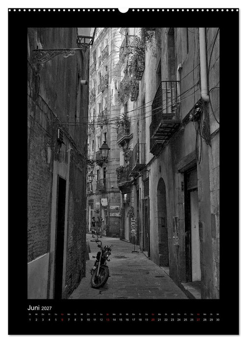 In den Gassen von Barcelona (CALVENDO Wandkalender 2027)