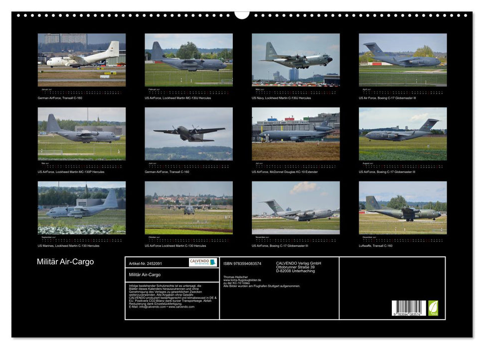 Militär Air-Cargo (CALVENDO Wandkalender 2027)