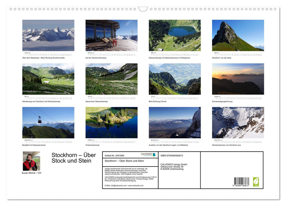 Stockhorn – Über Stock und Stein (CALVENDO Wandkalender 2027)