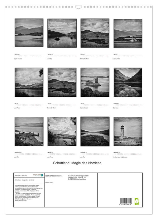 Schottland Magie des Nordens (CALVENDO Wandkalender 2027)