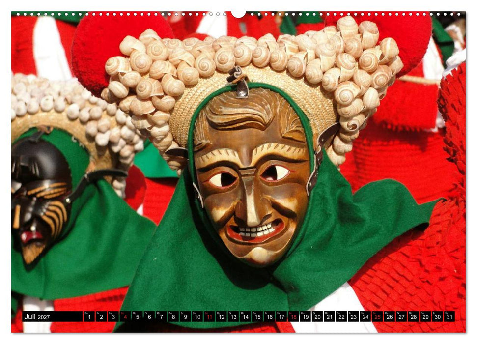 Alemannische Masken (CALVENDO Premium Wandkalender 2027)