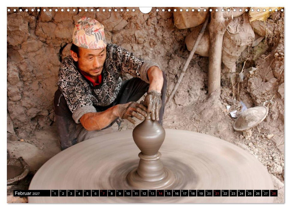 Nepal - Kathmandutal (CALVENDO Wandkalender 2027)