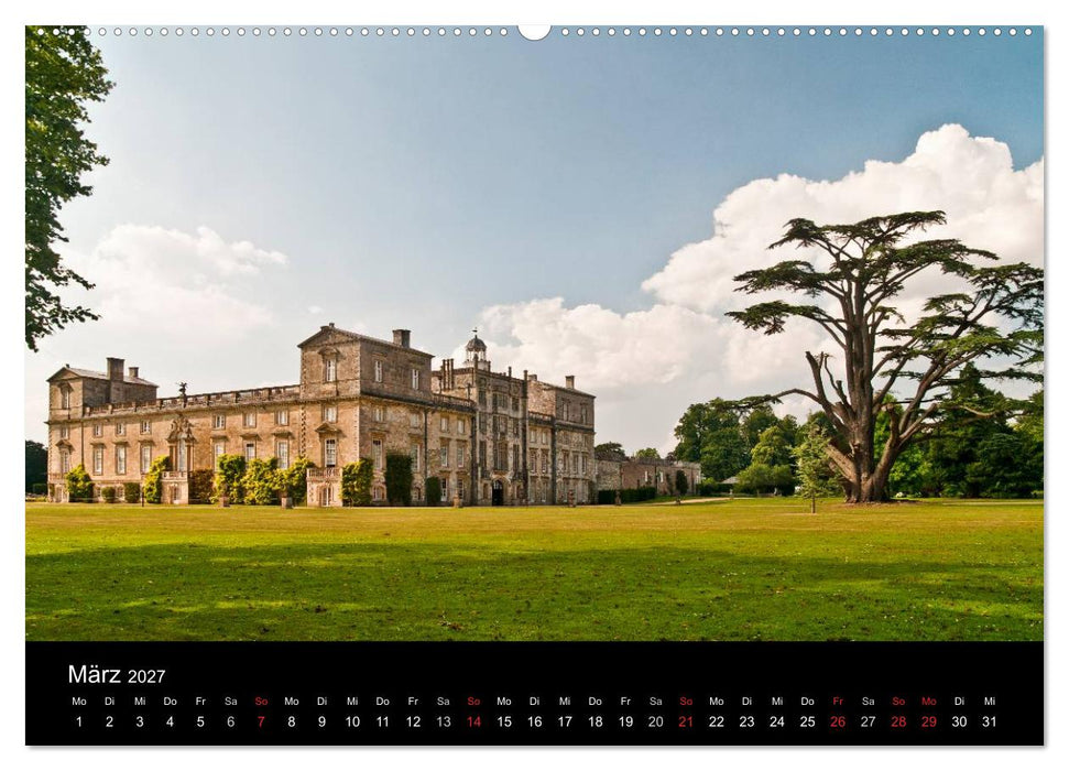 Südenglische Landschaftsgärten (CALVENDO Wandkalender 2027)