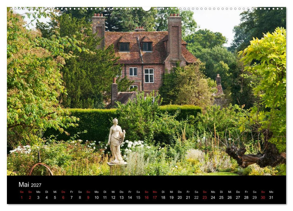 Südenglische Landschaftsgärten (CALVENDO Wandkalender 2027)