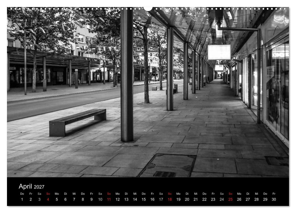 Bremerhaven - Blickpunkte Schwarzweiß (CALVENDO Wandkalender 2027)