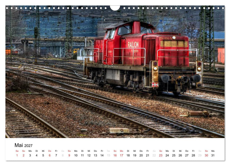 Auf eisernen Wegen - Faszination Bahn (CALVENDO Wandkalender 2027)
