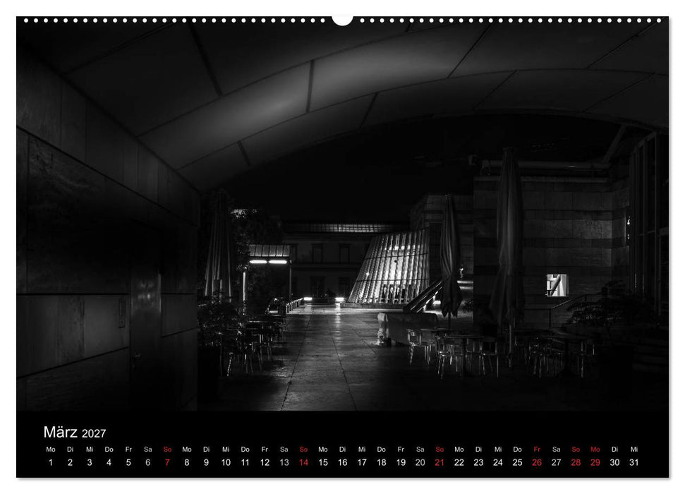 Stuttgart bei Nacht (CALVENDO Premium Wandkalender 2027)