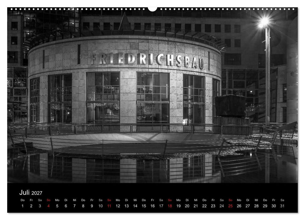 Stuttgart bei Nacht (CALVENDO Premium Wandkalender 2027)