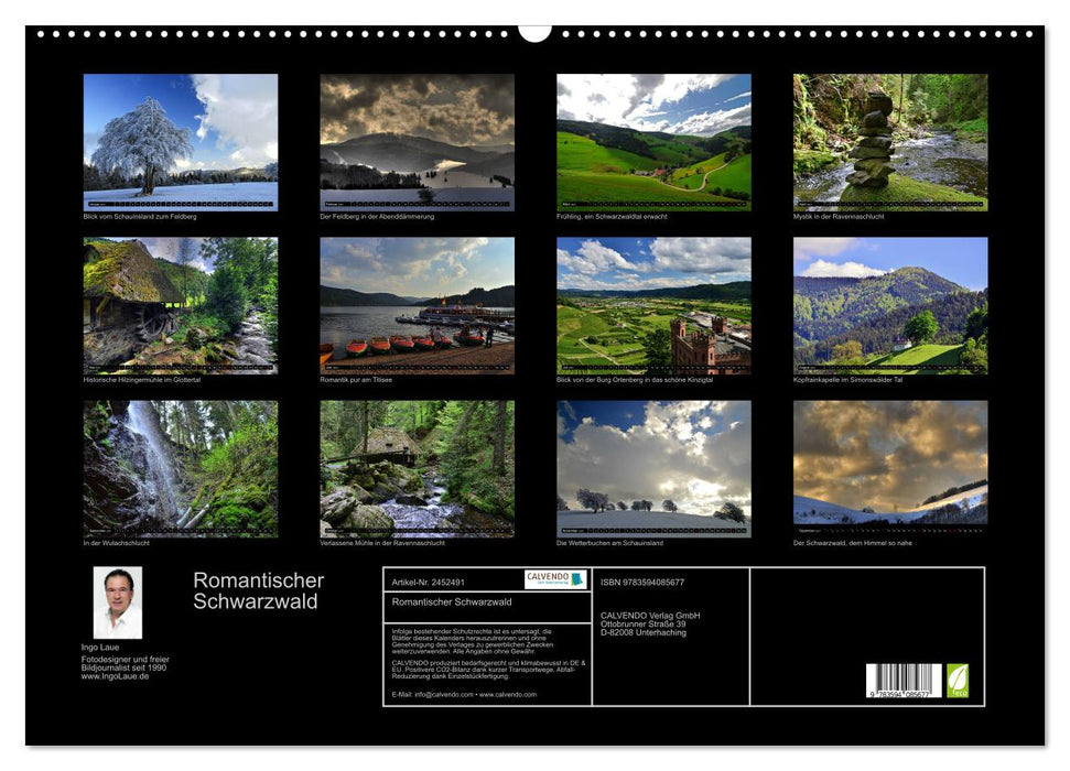 Romantischer Schwarzwald (CALVENDO Wandkalender 2027)